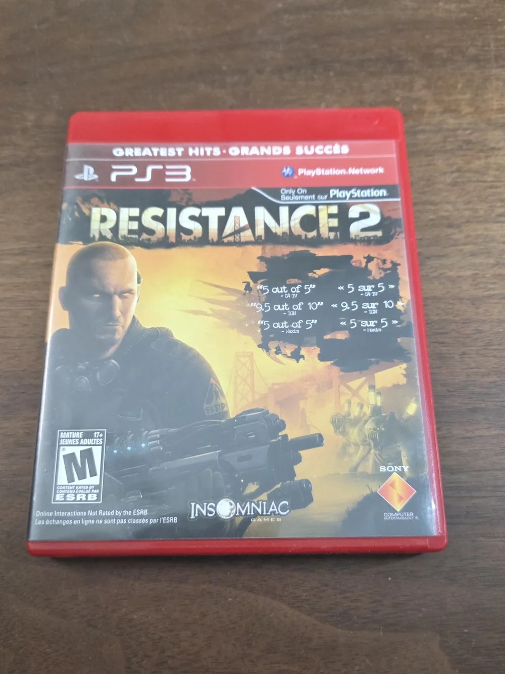 Sony PS3 Resistance 2 Not For Resale Greatest Hits Game CIB - Picture 1 of 4
